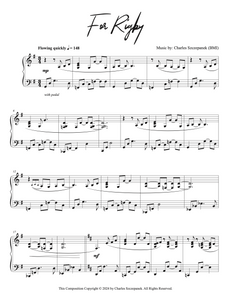 For Rigby - Sheet Music for Solo Piano