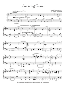Amazing Grace (reprise) - Sheet Music for Solo Piano