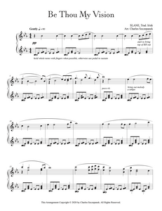 Be Thou My Vision - Sheet Music for Solo Piano