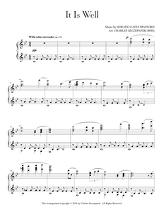 It Is Well-Sheet Music for Solo Piano