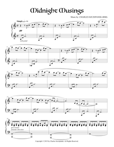 Midnight Musings - Sheet Music for Solo Piano