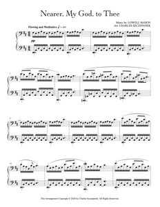 Nearer, My God, to Thee - Sheet Music for Solo Piano
