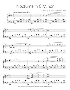 Nocturne in C Minor - Sheet Music for Solo Piano