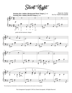 Silent Night (2022) - Sheet Music for solo piano