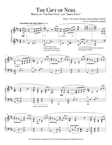 The Gift of Noel-Sheet Music for Solo Piano